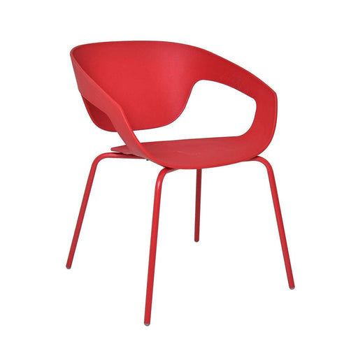 elevenpast Red Replica Vad Cafe Chair - Steel 1328059
