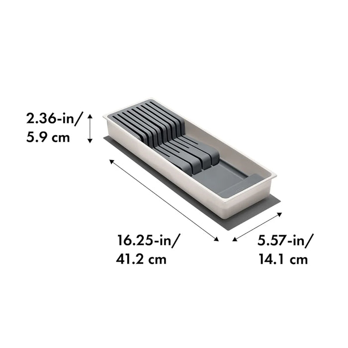 elevenpast knife organiser OXO Compact Knife Drawer Organizer 13322300 840097701134