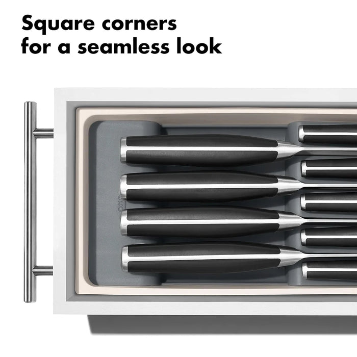 elevenpast knife organiser OXO Compact Knife Drawer Organizer 13322300 840097701134