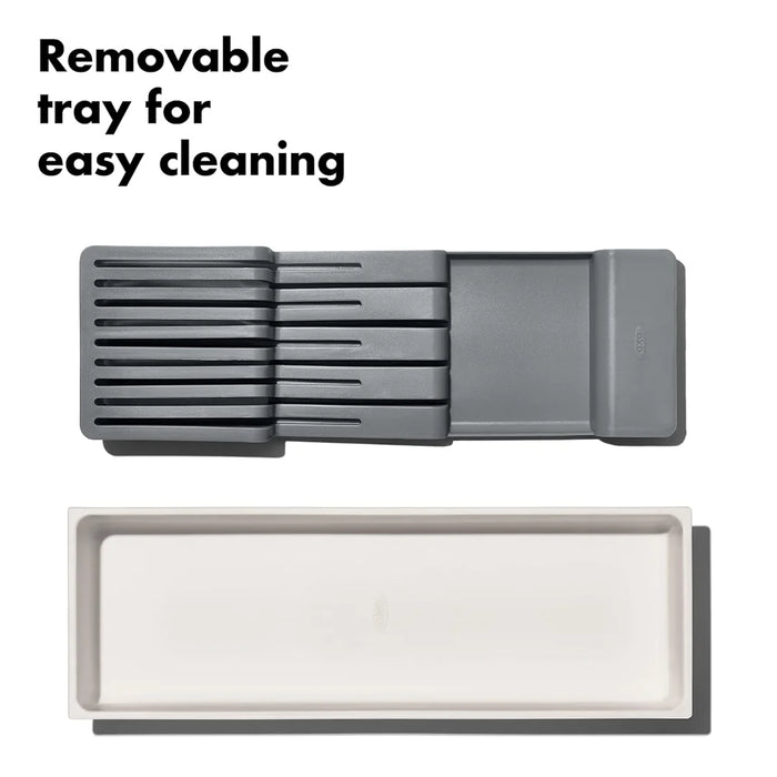 elevenpast knife organiser OXO Compact Knife Drawer Organizer 13322300 840097701134