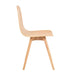elevenpast cafe chair Scandi Curve Wooden Cafe Dining Chair 1343922