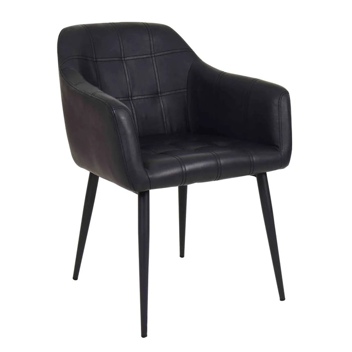 elevenpast Black Blockster Arm Chair 1381986