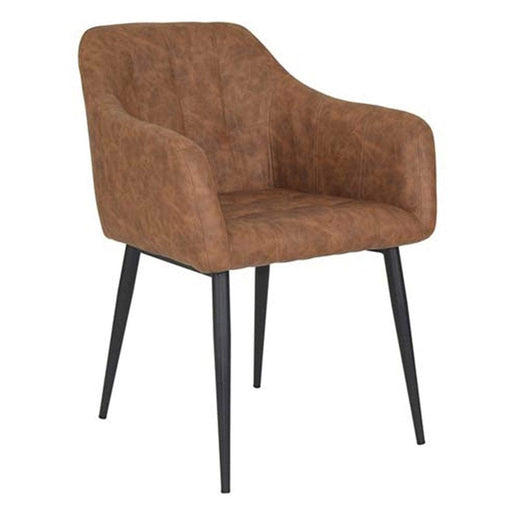 elevenpast Light Brown Blockster Arm Chair 1382044
