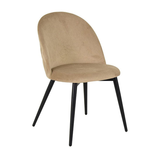elevenpast Ivory Replica Jasmine Chair - Metal and Velvet 1391244