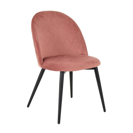 elevenpast Pink Replica Jasmine Chair - Metal and Velvet 1391282