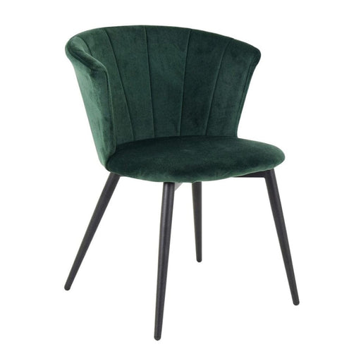 elevenpast Green Replica Kendall Velvet Chair - Metal and Velvet 1391428