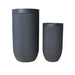 elevenpast Pots & Planters Flute Tall Japi Planter Black