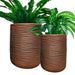 elevenpast Pots & Planters Lagoon Tall Japi Planter in Corten Steel - 3 Sizes
