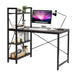 elevenpast Desks Alaska Metal and Wood Office Desk 1600105 6009552932696