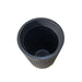 elevenpast Pots & Planters Flute Tall Japi Planter Black