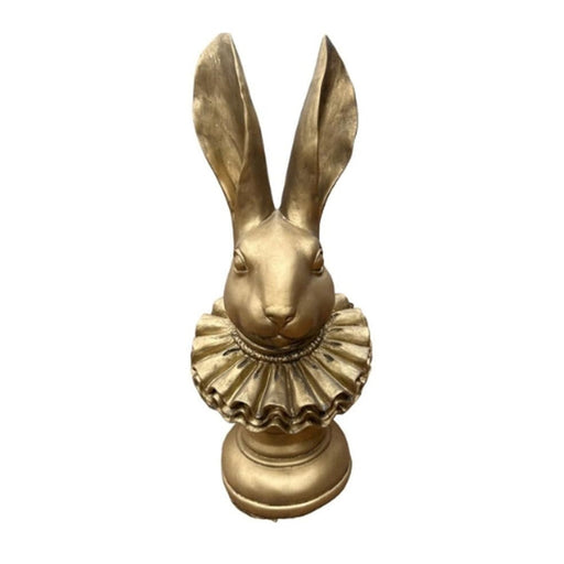 elevenpast Decor Large Circus Bunny Head Statue Gold | Medium or Large 17487LB140
