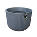 elevenpast Pots & Planters Flute Round Japi Planter Charcoal