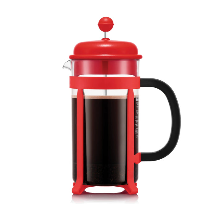 Bodum Java French Press Coffee Maker 8 Cup 1.0L Red