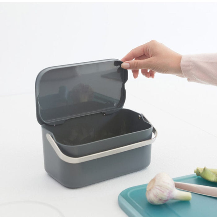 Brabantia food waste caddy Food Waste Caddy - Jade Green| Dark Grey | Mint