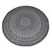 elevenpast Taupe Lineo Round Indoor or Outdoor Rug 21027-TAUPE-LINEO