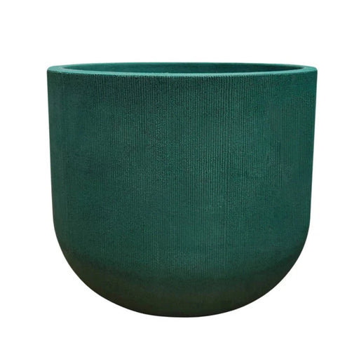 elevenpast Pots & Planters Fringe Round Japi Planter Moss Green