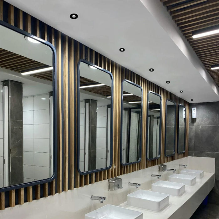 Spazio DOWNLIGHT 2201 Aluminium Waterproof Downlight for Bathroom Black 2201/30