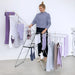 elevenpast drying rack Brabantia HangOn Drying Rack 25m – White | Metallic Grey | Matt Black