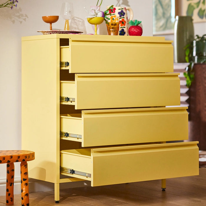 Bon Bon Chest Of Drawers Dark Flint | White | Moss | Blue