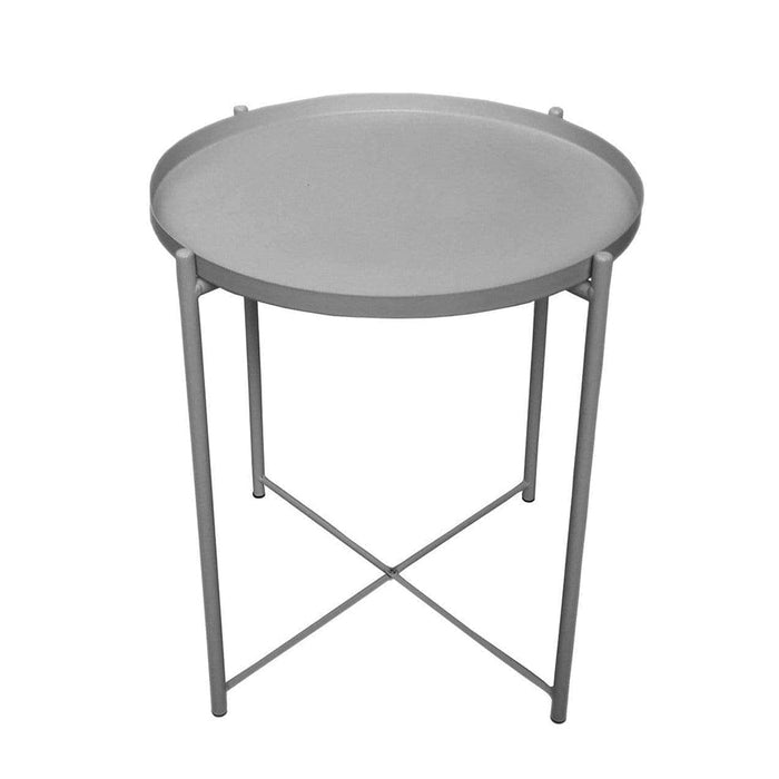 elevenpast Grey Nord Metal Side Table Black | Grey | White | Green | Pink 273GREY