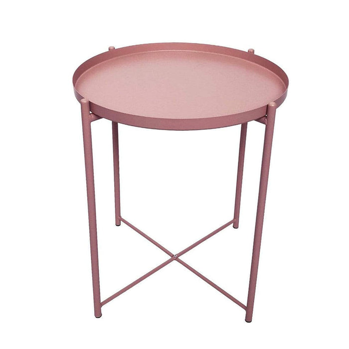 elevenpast Pink Nord Metal Side Table Black | Grey | White | Green | Pink 273PK