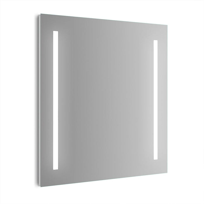 elevenpast Bathroom Mirror 80cm x 60cm Sam LED Bathroom Mirror | 3 Sizes 27596CI1508