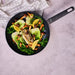 elevenpast Frying Pan Cosy aqnd Trendy Full Black Frying Pan - 24cm | 28cm | 32cm