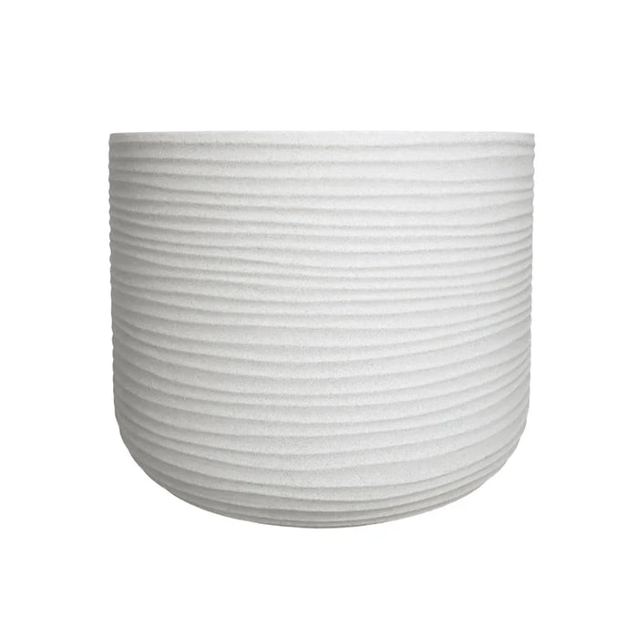 elevenpast Pots & Planters Lagoon Round Japi Planter in Off White - 3 Sizes