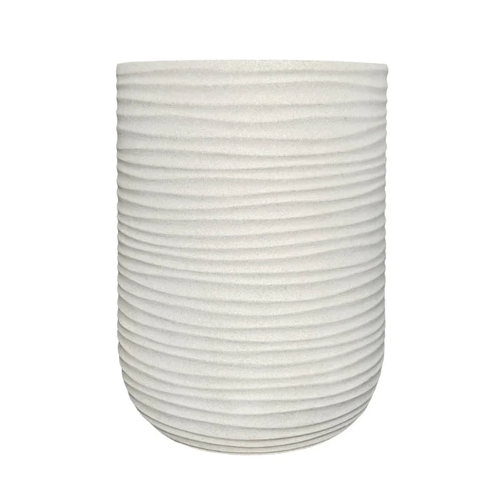 elevenpast Pots & Planters Lagoon Tall Japi Planter in Off White - 3 Sizes
