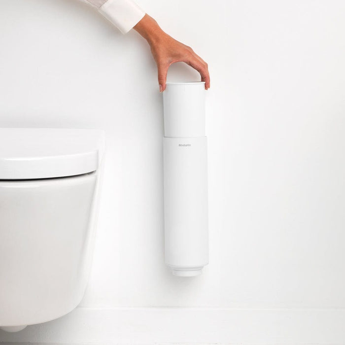 Brabantia Toilet Brush and Holder MindSet Toilet Brush and Holder - White | Grey