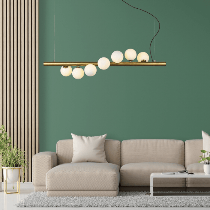 elevenpast Spiral Chandelier 7 Light Black | Gold