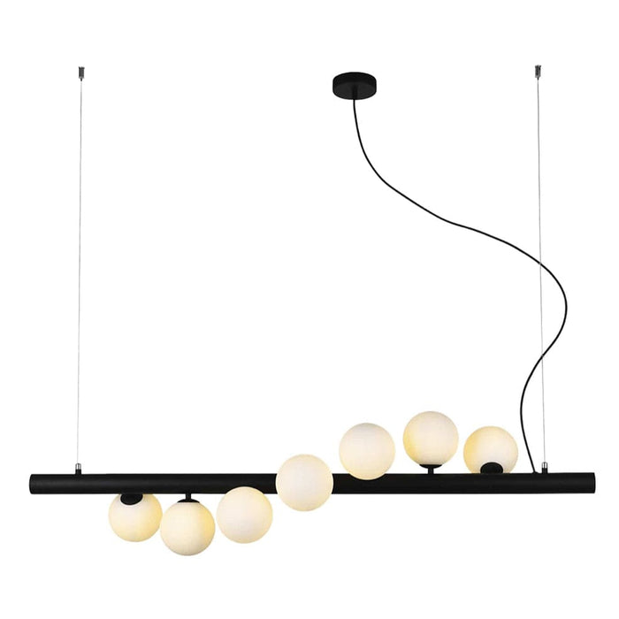 elevenpast Spiral Chandelier 7 Light Black | Gold