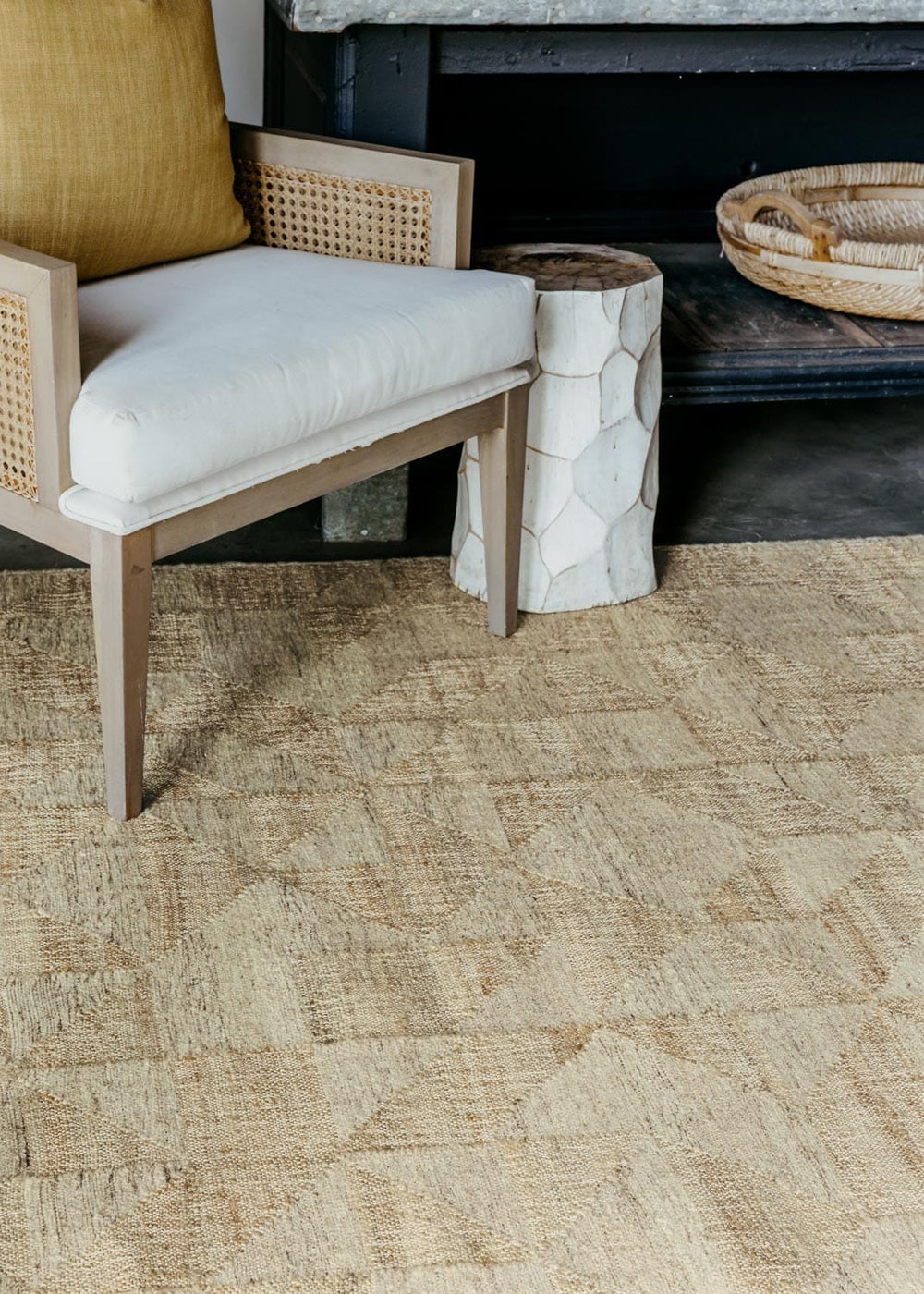 Clay Pattern Rug Clay Jute Rug Rectangular | Round– elevenpast