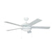 elevenpast Vera Ceiling Fan Black, White or Chrome