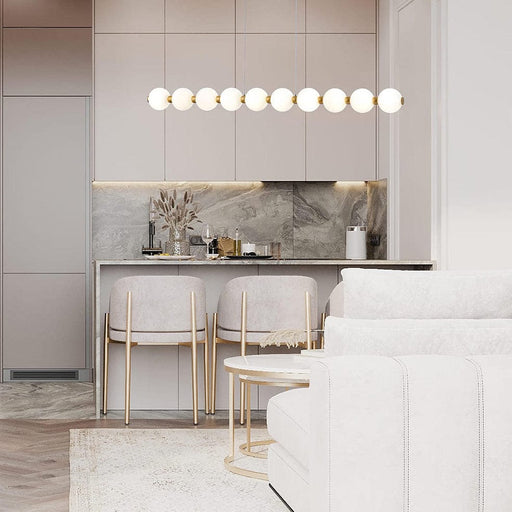 elevenpast Pearl Chandelier Linear 10 Light