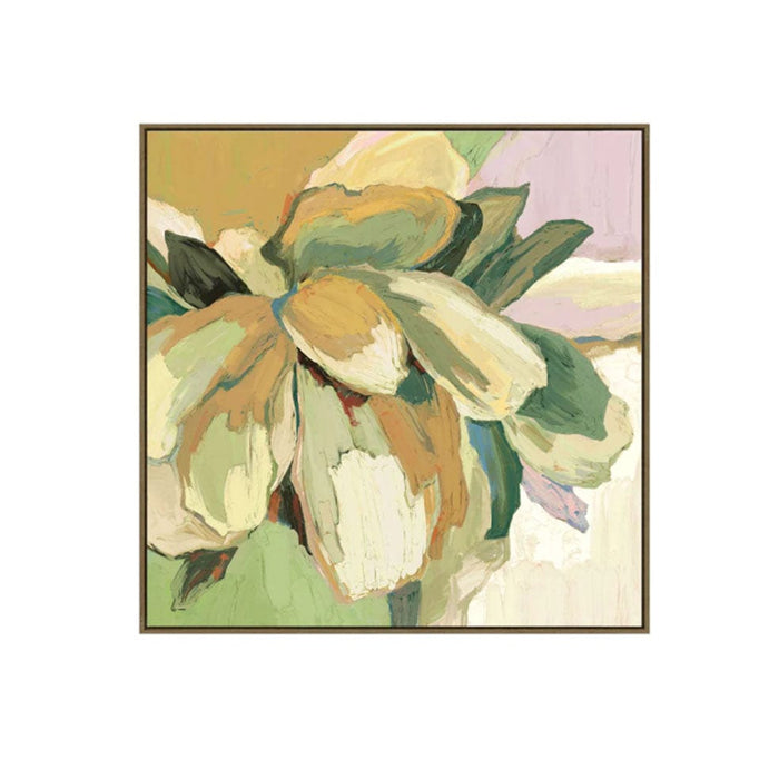 Hertex Haus Wall art Floral Infusion Wall Art In Chartreuse