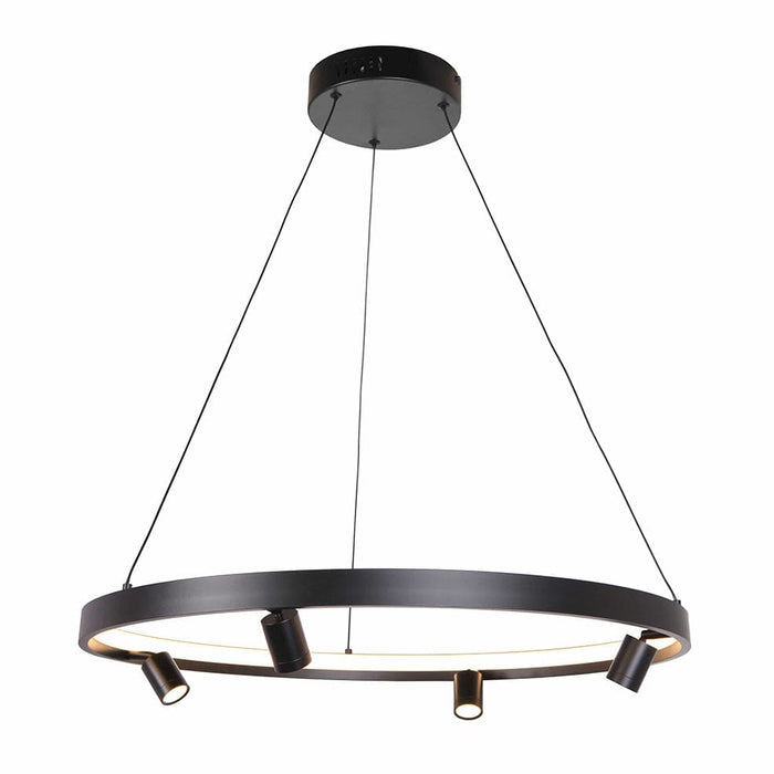 elevenpast Pendant The Markle LED Chandelier Black | Satin Nickel | 3 Sizes