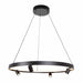 elevenpast Pendant The Markle LED Chandelier Black | Satin Nickel | 3 Sizes