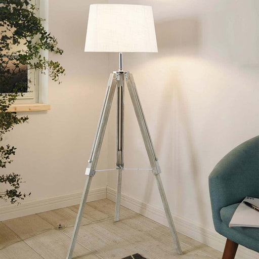 elevenpast Floor lamps Camilla Adjustable Floor Lamp | Black or Beige