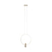 elevenpast Pendant Aurora Round LED Pendant Light | Black or White