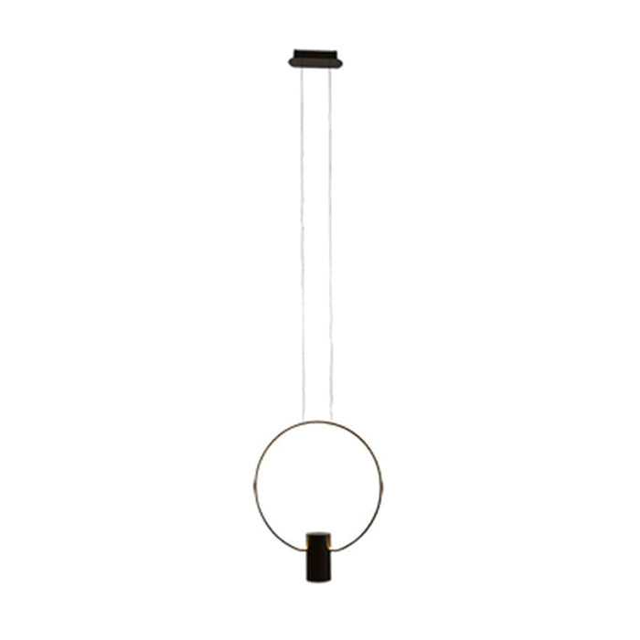elevenpast Pendant Aurora Round LED Pendant Light | Black or White