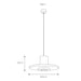 elevenpast Pendant Hat Pendant Light Black | Small or Large
