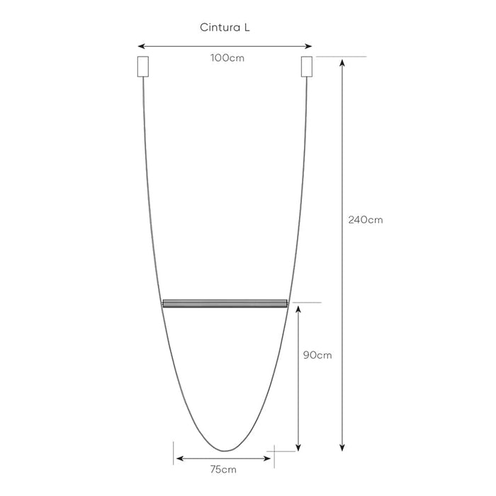elevenpast Pendant Cintura Pendant Light | Small or Large
