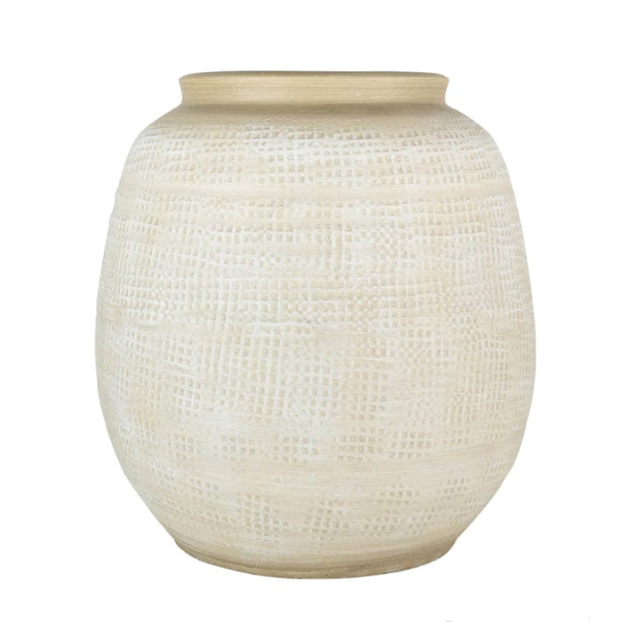 Hertex Haus vases Grace Vase in Ivory Plaster