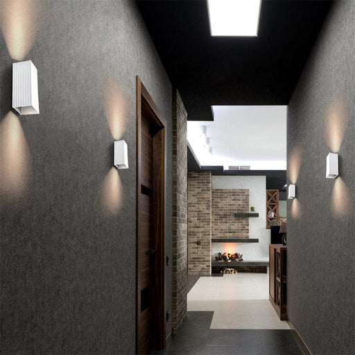 elevenpast Outdoor Clara Up and Down Wall Light Aluminium