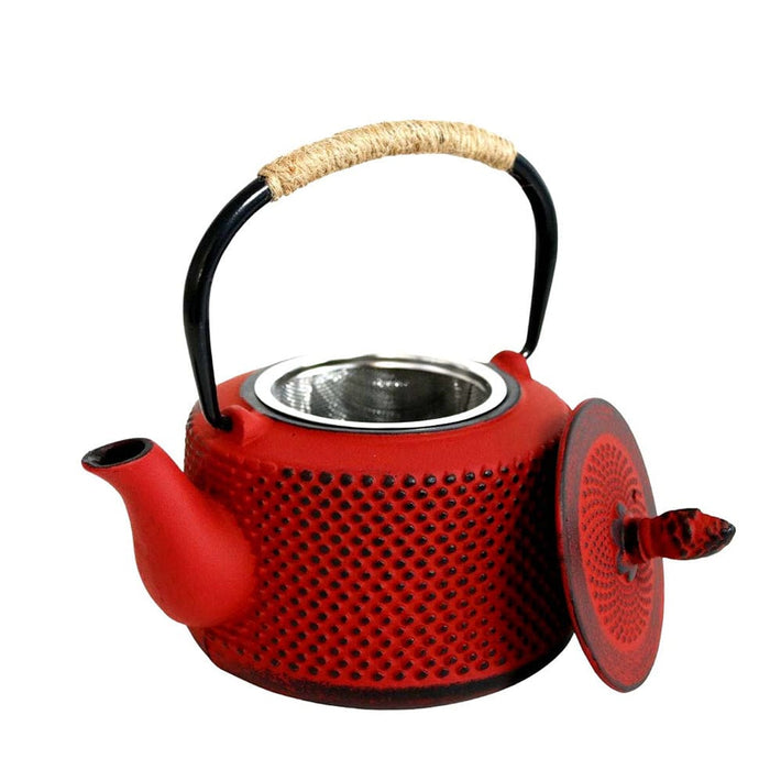 elevenpast Kitchen Appliances Iron Teapot 850ml | Black, Green or Red
