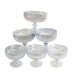 elevenpast Decor Dessert Coupe Glass Bowl of 6 | 9 Colour Options