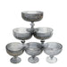 elevenpast Decor Dessert Coupe Glass Bowl of 6 | 9 Colour Options