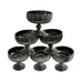 elevenpast Decor Dessert Coupe Glass Bowl of 6 | 9 Colour Options