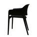 elevenpast Chairs Solid Stackable Polypropylene Chair | Black, Cream, Grey or Red